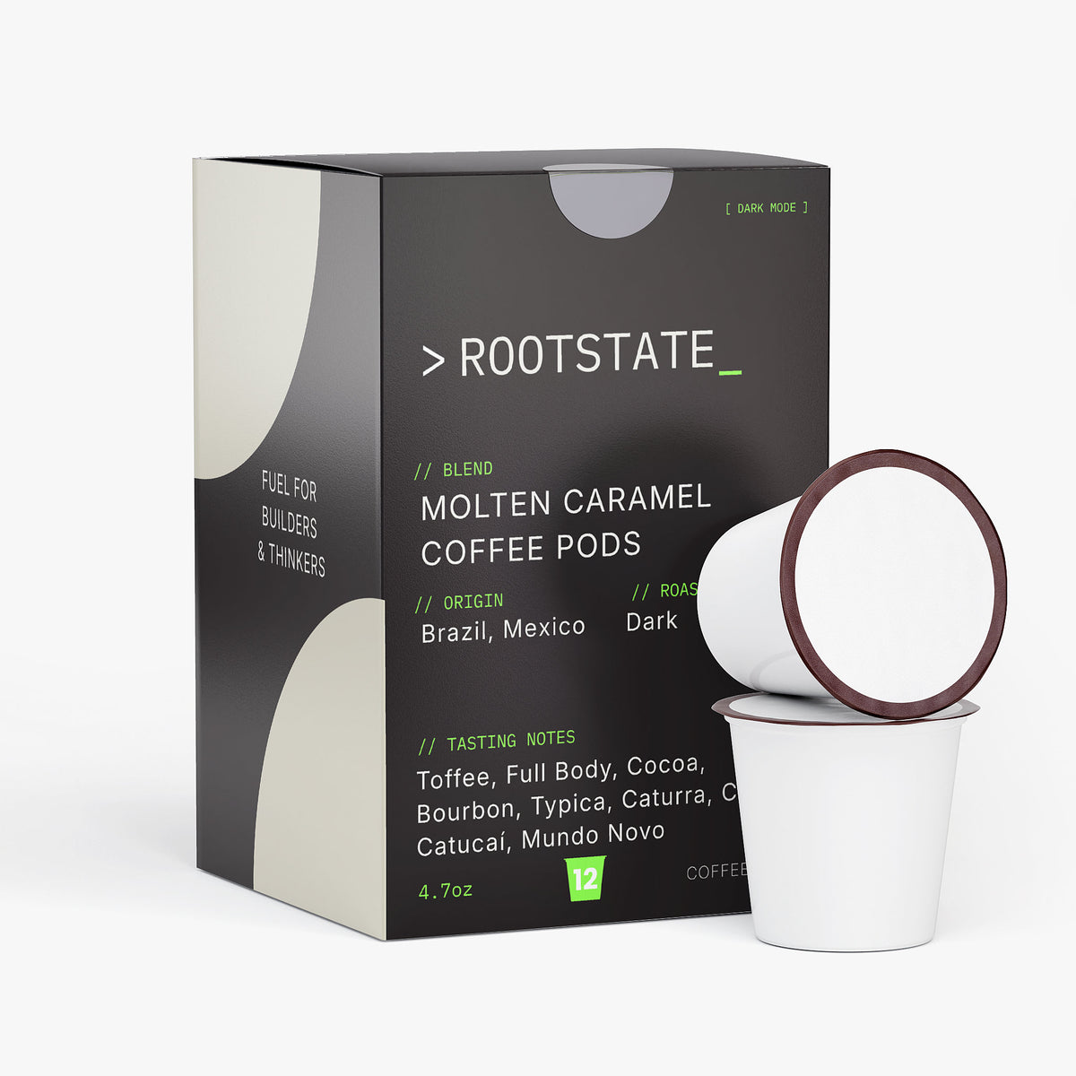 Molten Caramel Coffee Pods (Dark Roast)